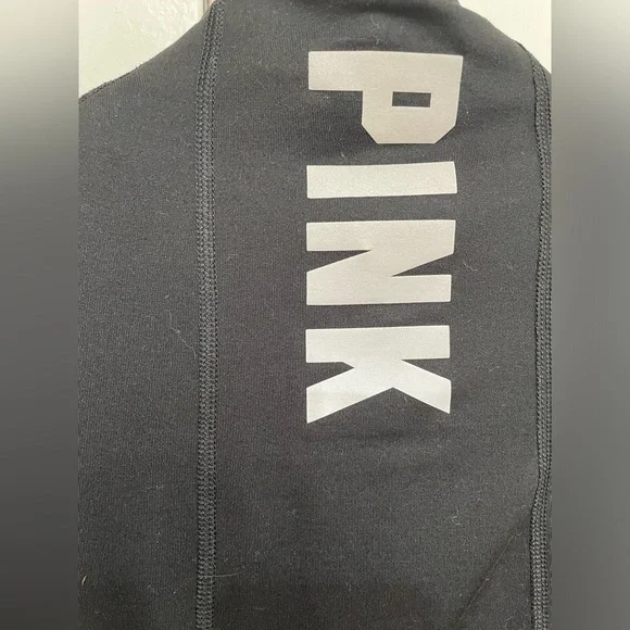 PINK ACTIVE Black Zip-up - Picture 3 of 5